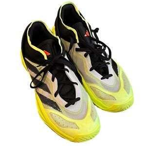 Adidas Men's Black and Neon Yellow Adizero Select 2.0, Size 12